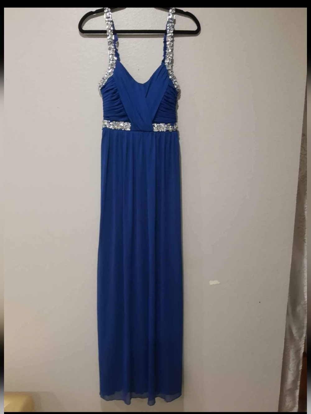 City Triangle Royal Blue Evening Dress Size 3 Juniors